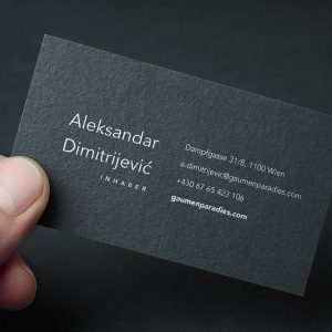 Embossed Business Card MockUp 2